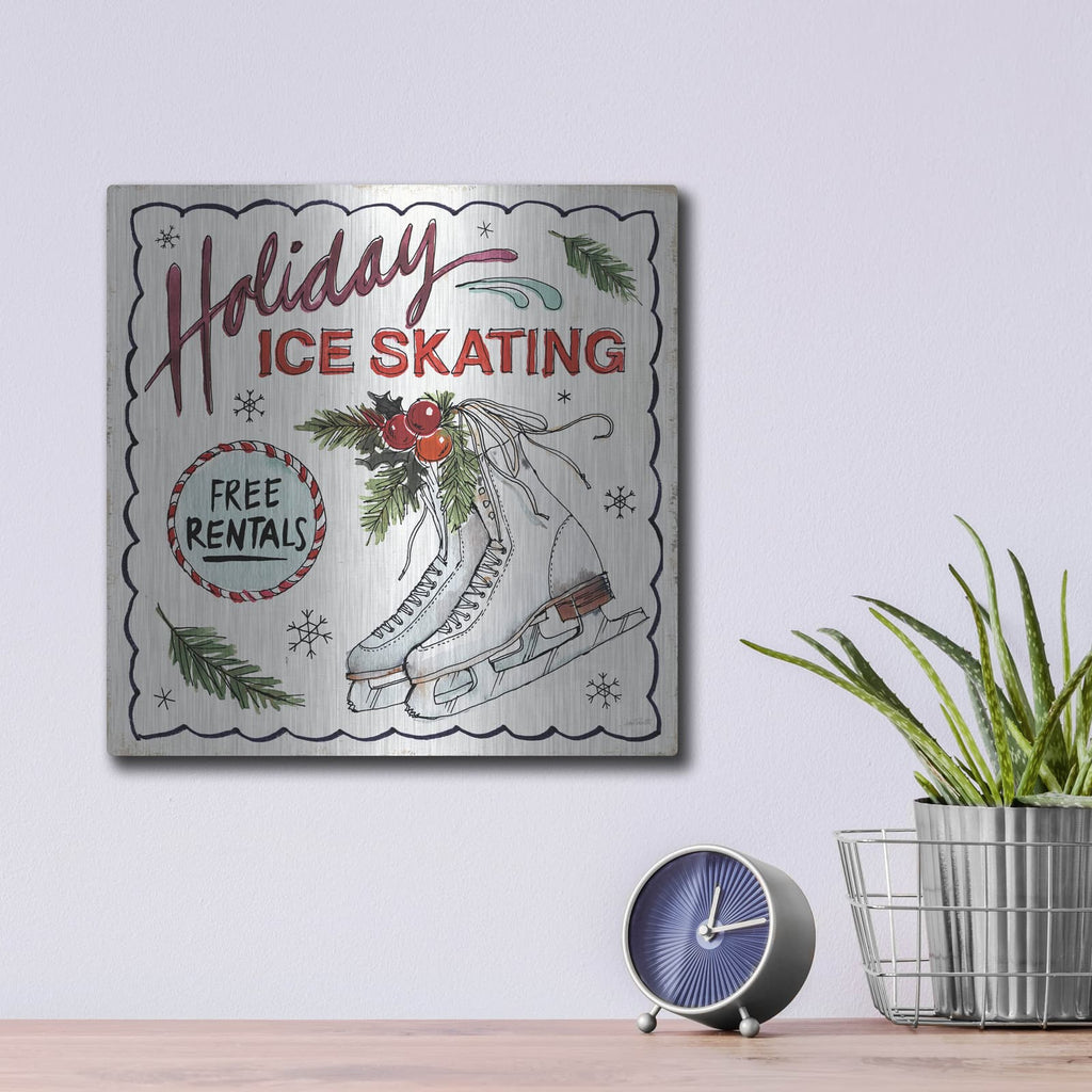 'Holiday Season 3' by Anne Tavoletti – Metal Wall Art, 12x12 room view
