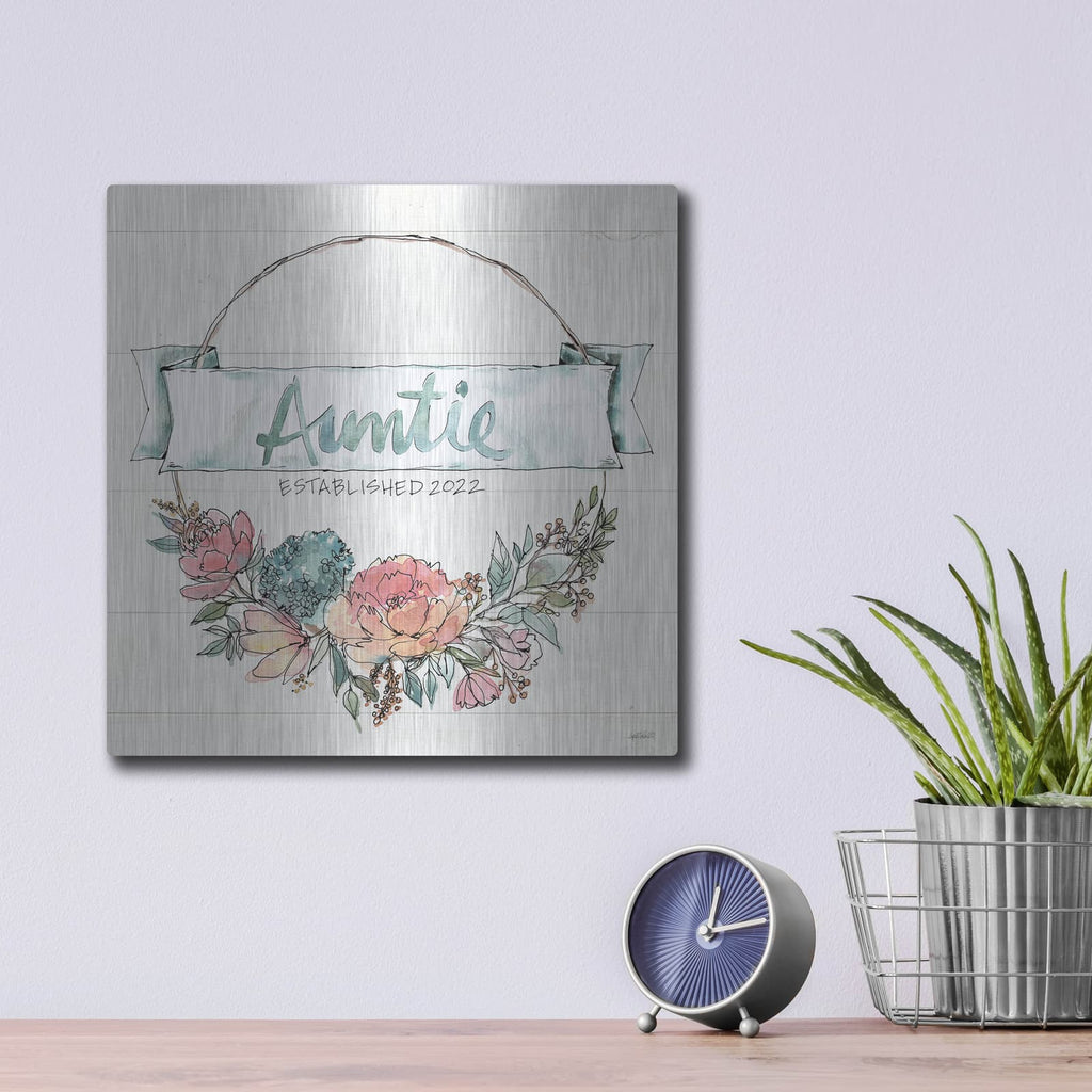 'Country Love 4 Auntie' by Anne Tavoletti – Metal Wall Art, 12x12 room view