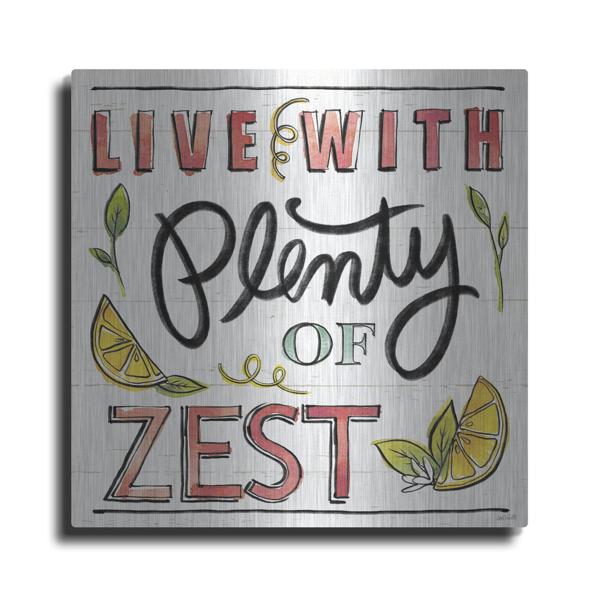 'Lemonade Stand 4' by Anne Tavoletti – Metal Wall Art