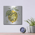 'Lemonade Stand 6' by Anne Tavoletti – Metal Wall Art, 12x12 room view