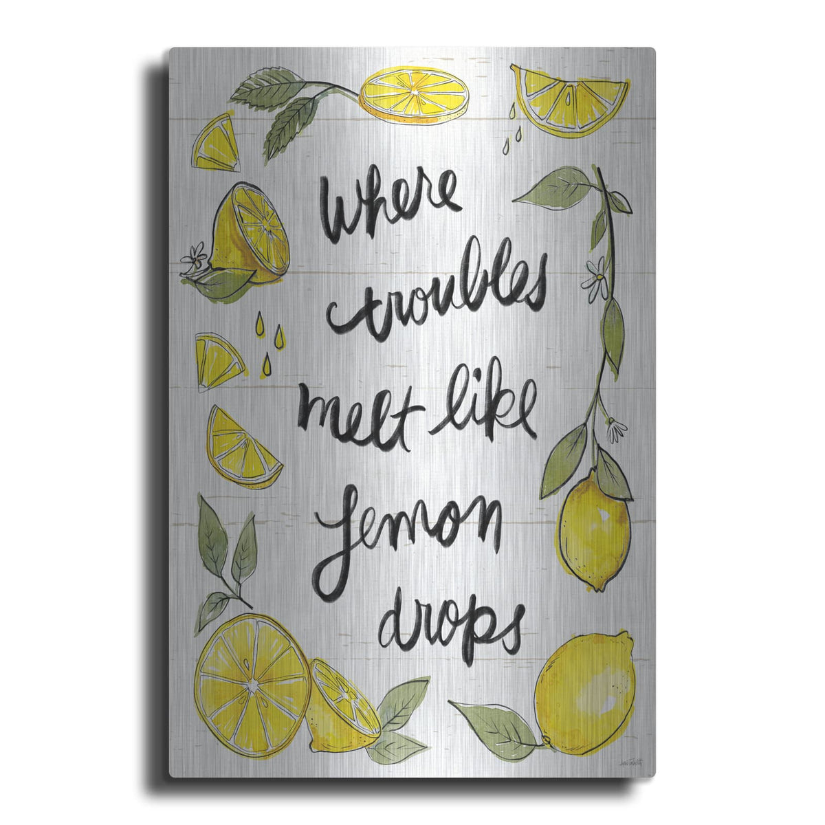 'Lemonade Stand 9' by Anne Tavoletti – Metal Wall Art
