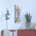'African Flair 10' by Anne Tavoletti – Metal Wall Art, 12x36 room view