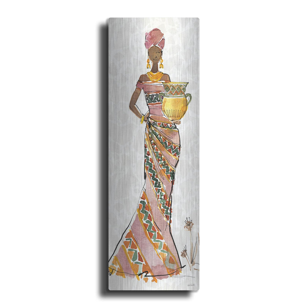 'African Flair 10' by Anne Tavoletti – Metal Wall Art