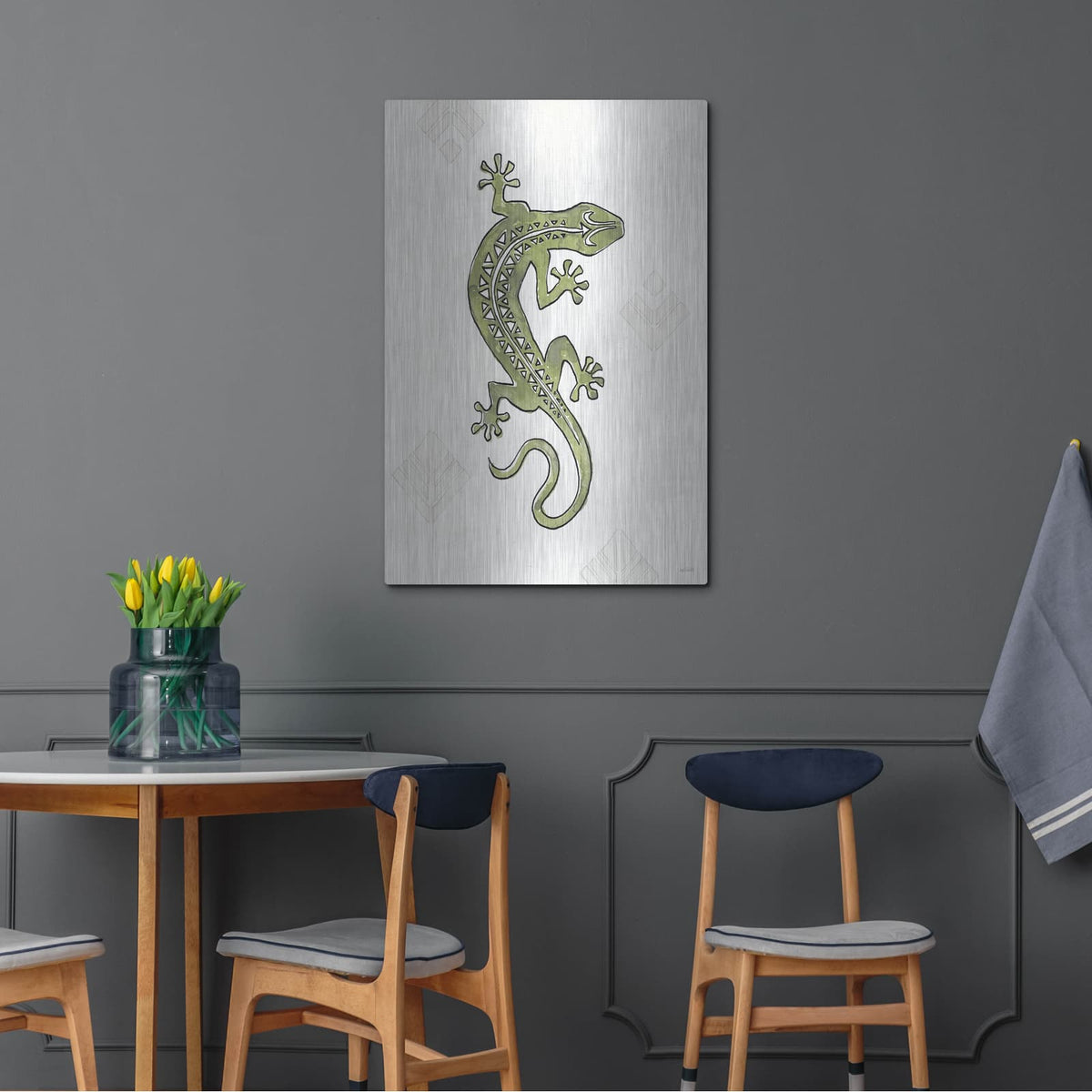 'Southwest Flair 4' by Anne Tavoletti – Metal Wall Art, 24x36 room view