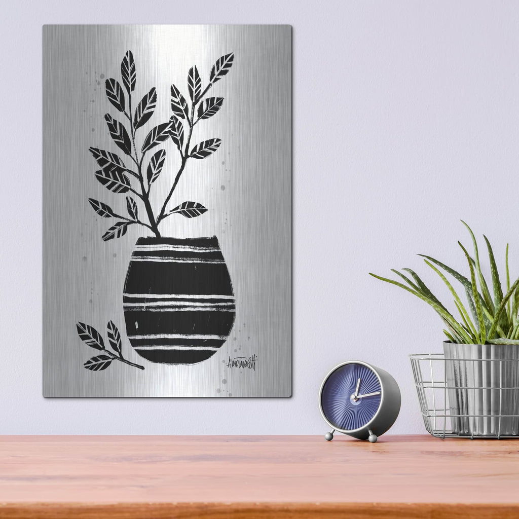'Botanical Sketches 7' by Anne Tavoletti – Metal Wall Art, 12x16 room view