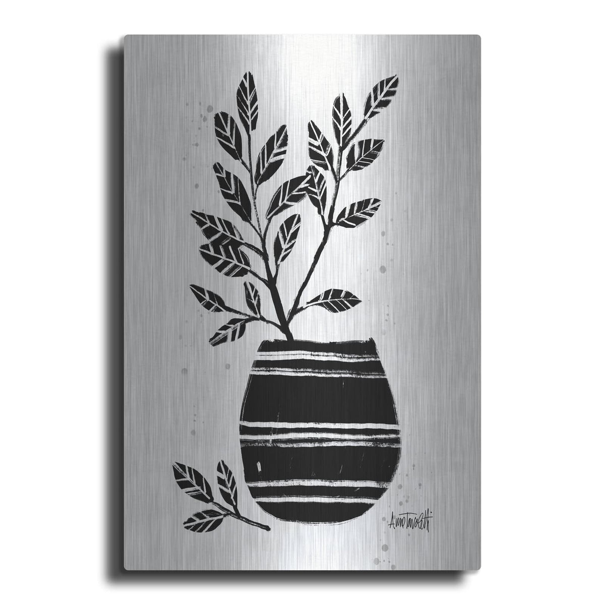 'Botanical Sketches 7' by Anne Tavoletti – Metal Wall Art