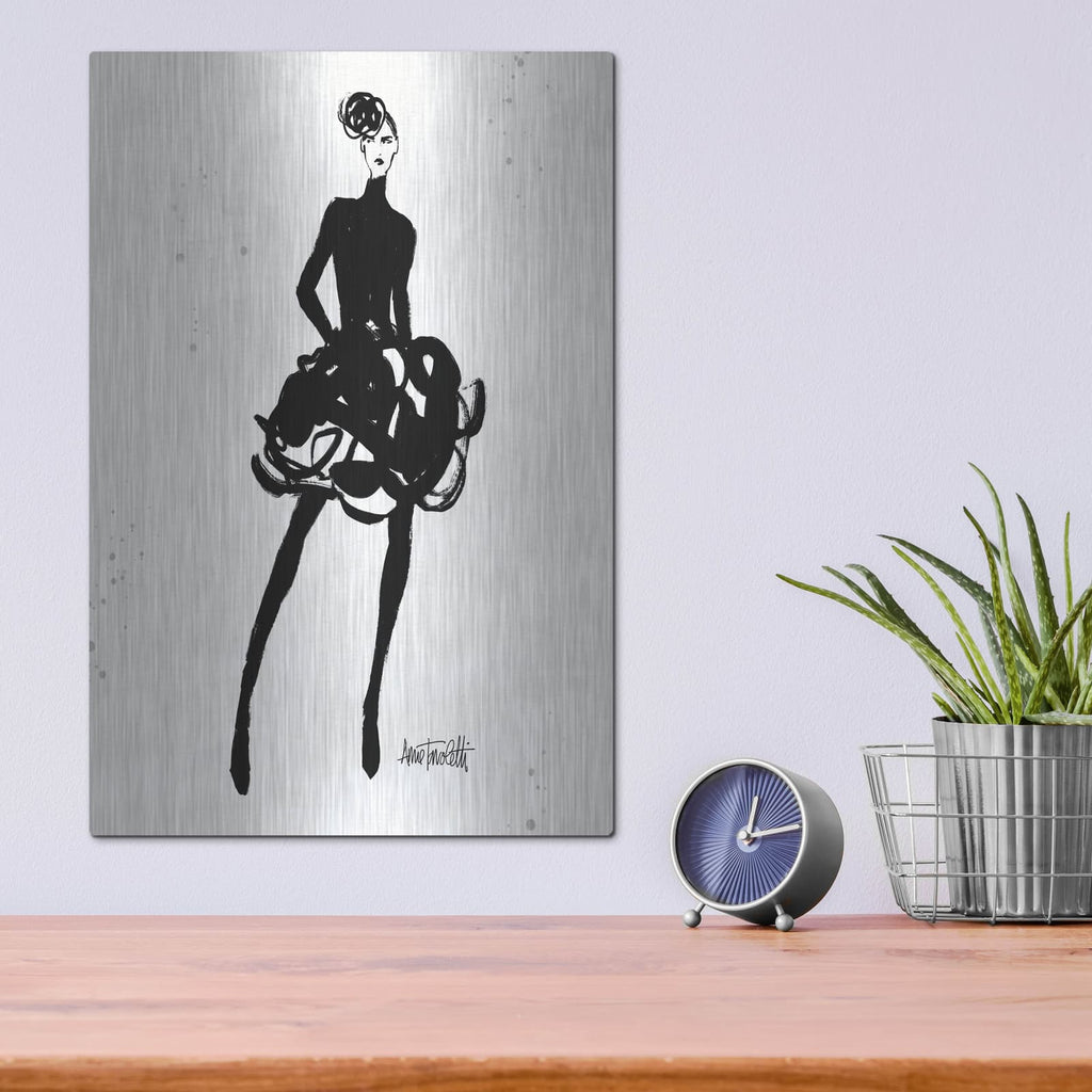 'Style Sketches 6' by Anne Tavoletti – Metal Wall Art, 12x16 room view
