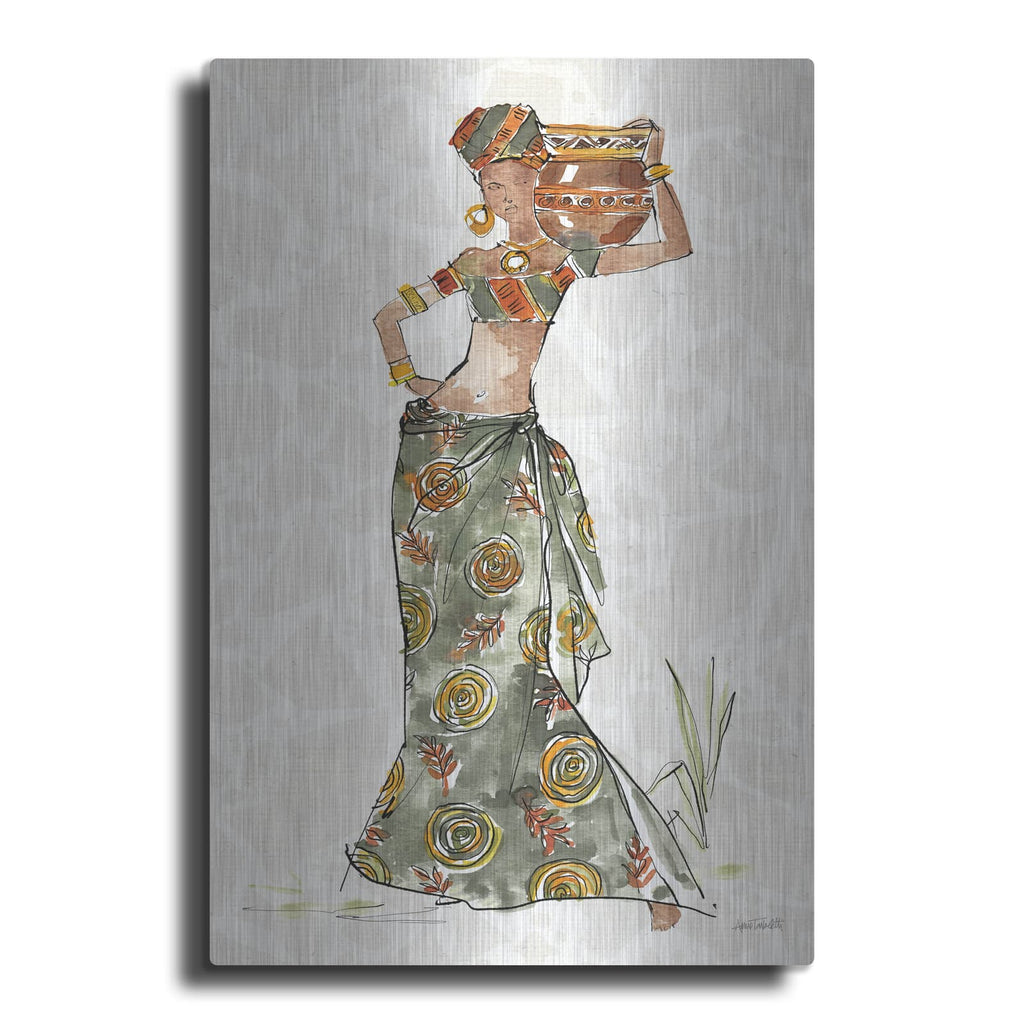 'African Flair 8 C' by Anne Tavoletti – Metal Wall Art