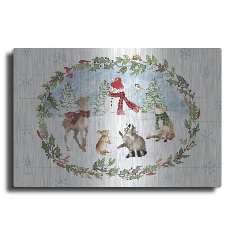 'Holiday Vignette 1' by Anne Tavoletti – Metal Wall Art