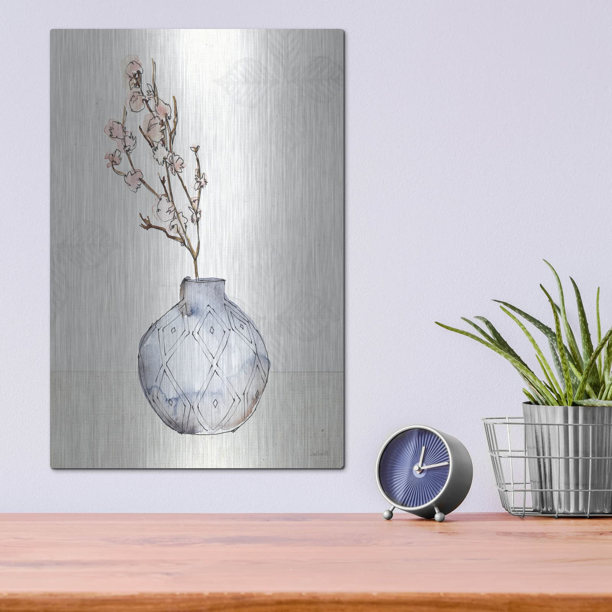 'Fresh Farmhouse 6' by Anne Tavoletti – Metal Wall Art, 12x16 room view