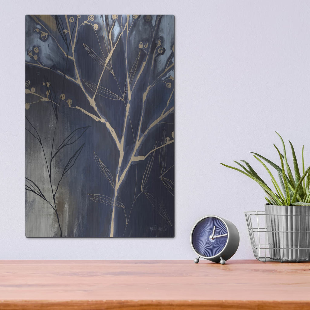 'Noir Scape 4' by Anne Tavoletti – Metal Wall Art, 12x16 room view