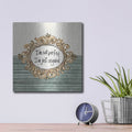 'Sentiments 4' by Anne Tavoletti – Metal Wall Art, 12x12 room view