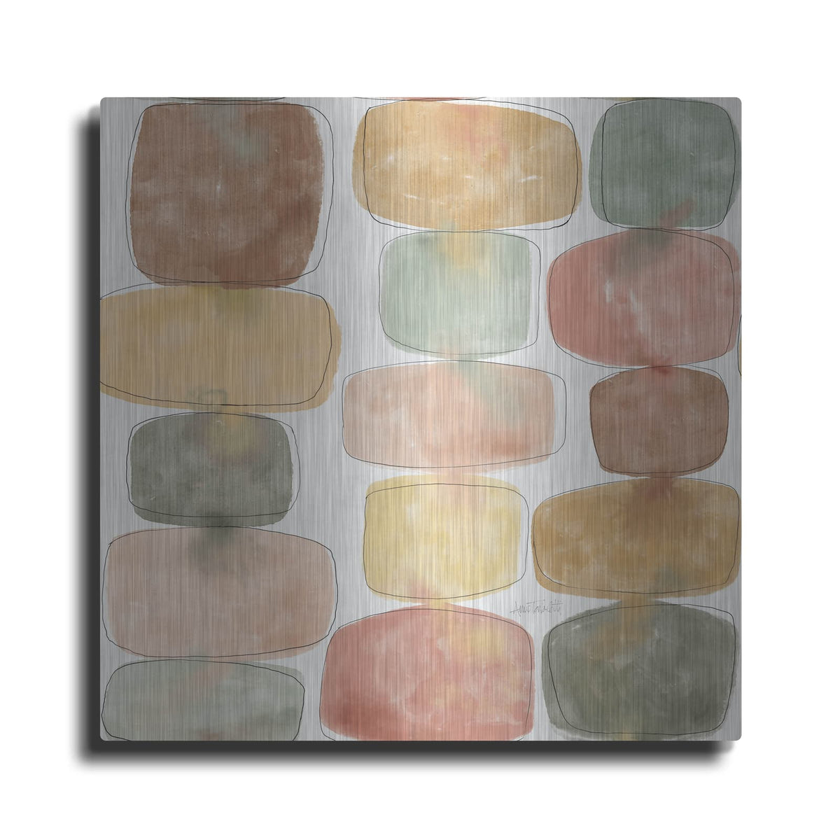 'Full Bloom Pattern Iva' by Anne Tavoletti – Metal Wall Art