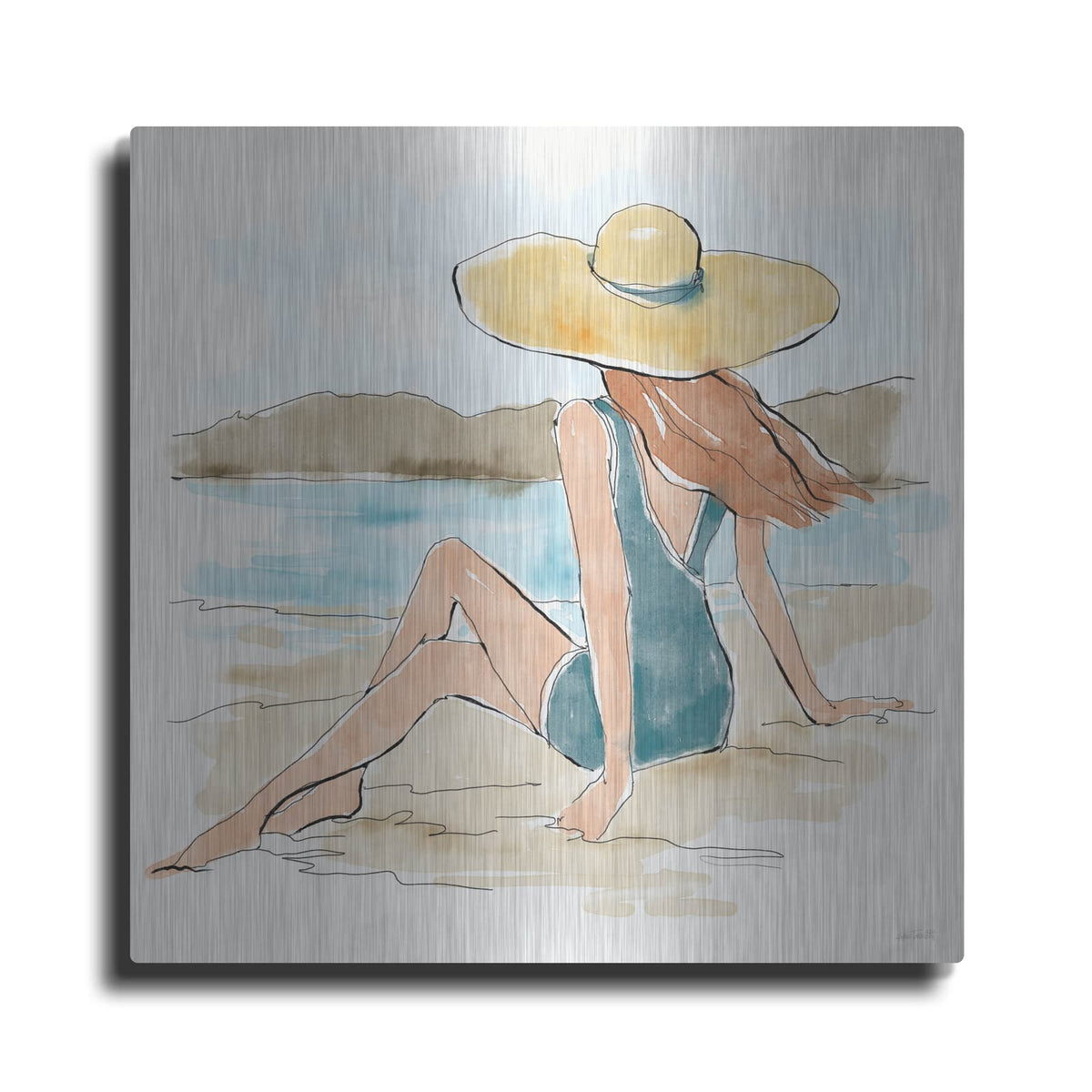 'Bathing Beauties 2' by Anne Tavoletti – Metal Wall Art