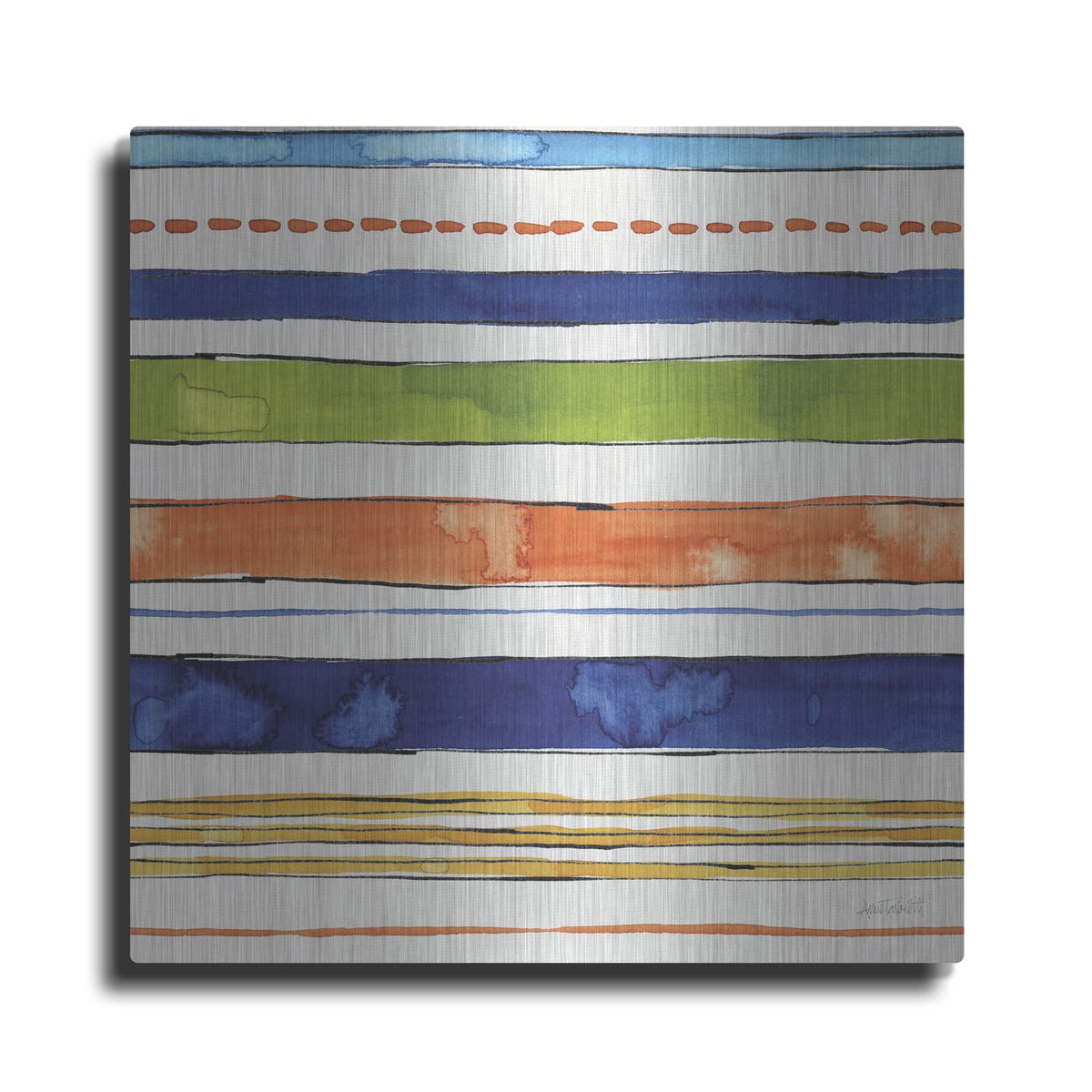 'Fall Sweet Fall Pattern 5' by Anne Tavoletti – Metal Wall Art