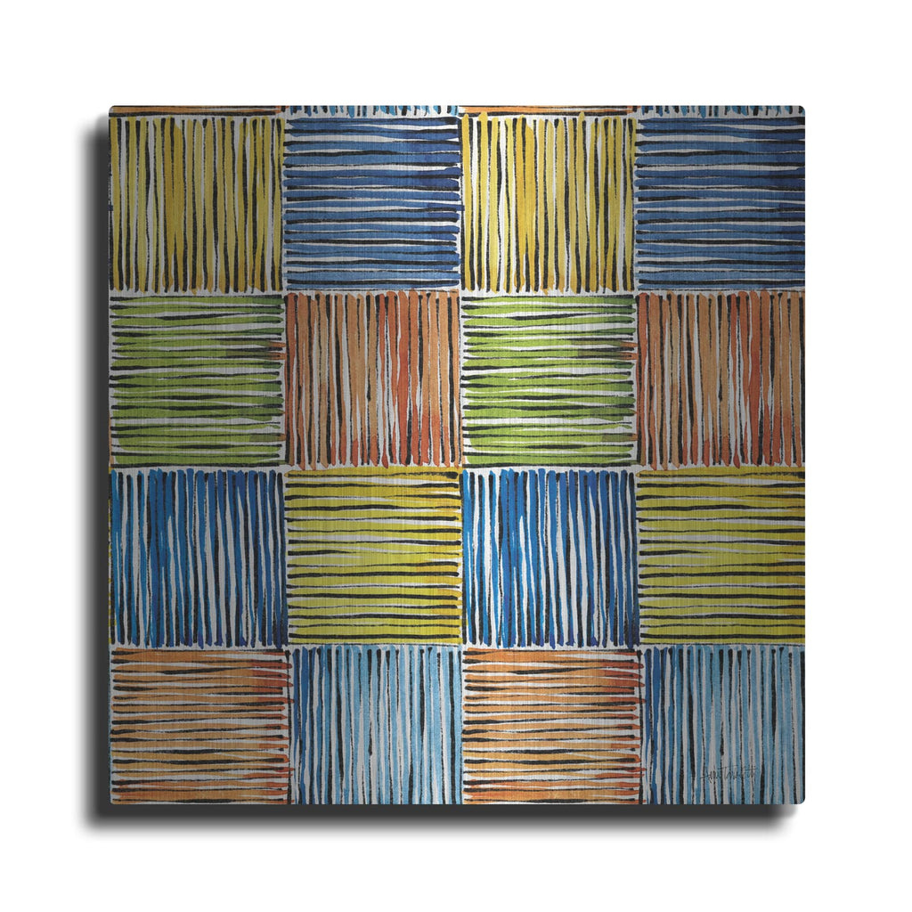'Fall Sweet Fall Pattern 7' by Anne Tavoletti – Metal Wall Art