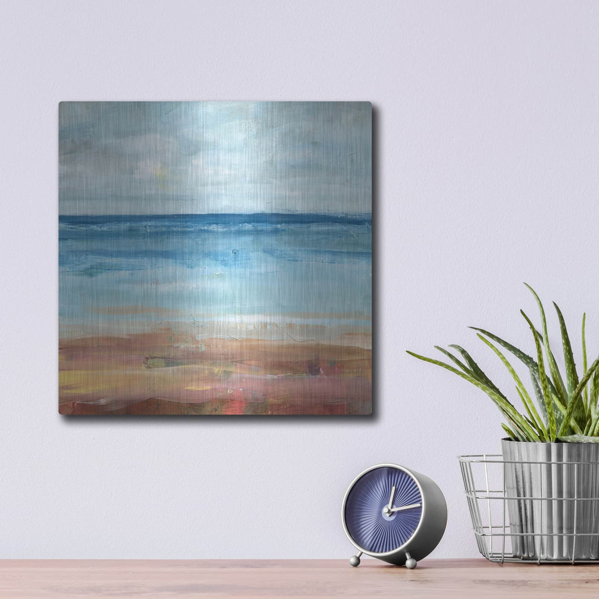 'Water' by Danhui Nai – Metal Wall Art, 12x12 room view