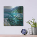 'Western Lake 2' by Danhui Nai – Metal Wall Art, 12x12 room view
