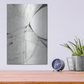 'Whisper Abstract' by Danhui Nai – Metal Wall Art, 12x16 room view