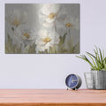 'White Anemones' by Danhui Nai – Metal Wall Art, 16x12 room view