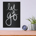 'Let It Go' by Linda Woods – Metal Wall Art, 12x16 room view