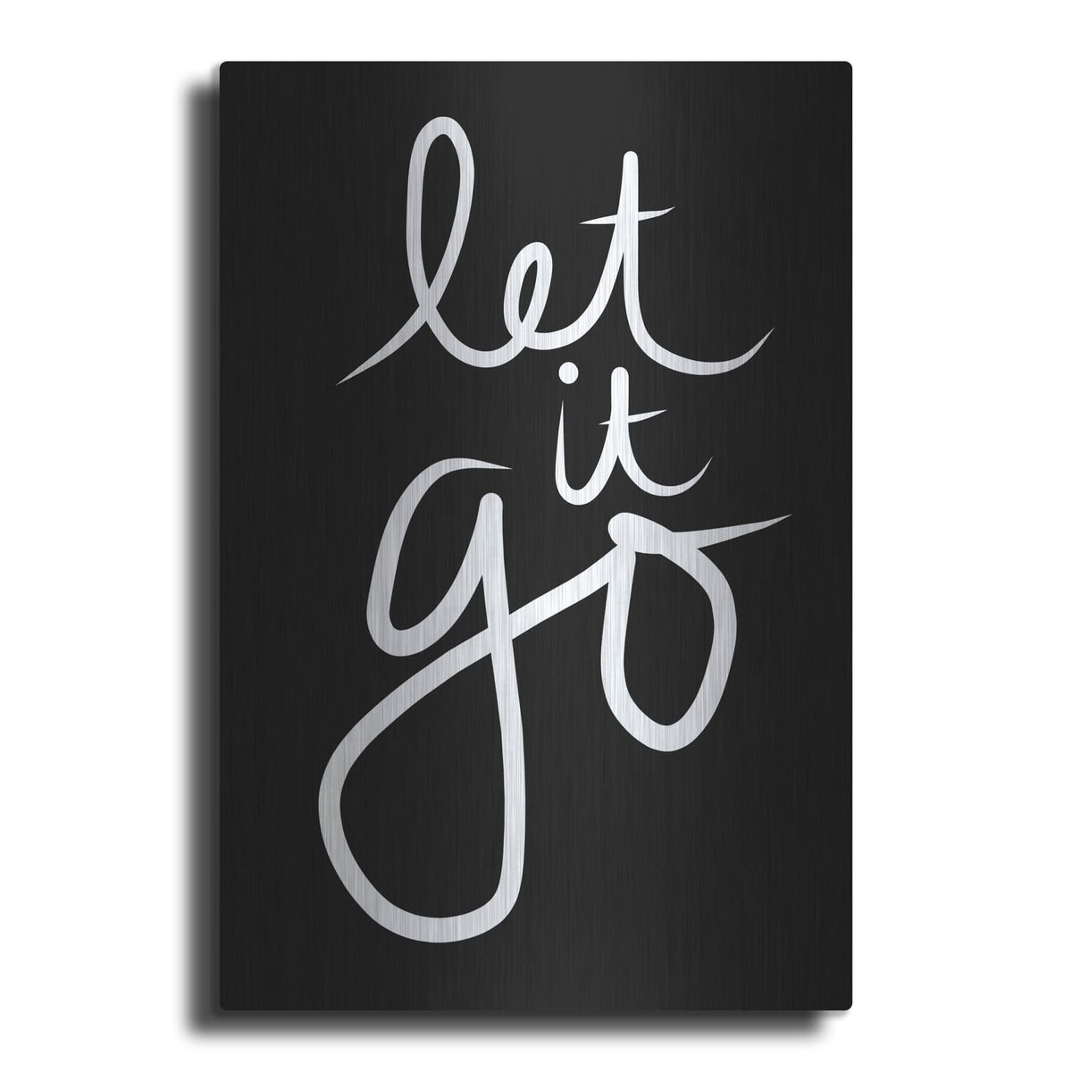 'Let It Go' by Linda Woods – Metal Wall Art