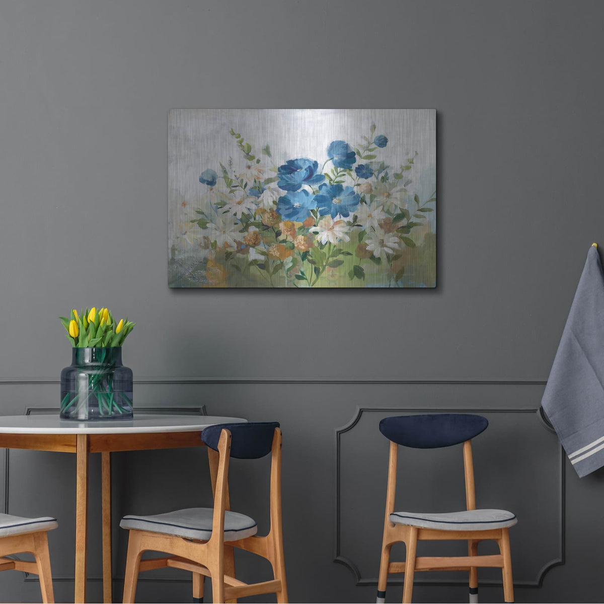 'Wild Hillside' by Danhui Nai – Metal Wall Art, 36x24 room view