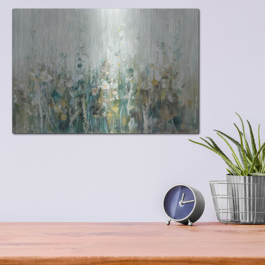 'Wildflower Field' by Danhui Nai – Metal Wall Art, 16x12 room view
