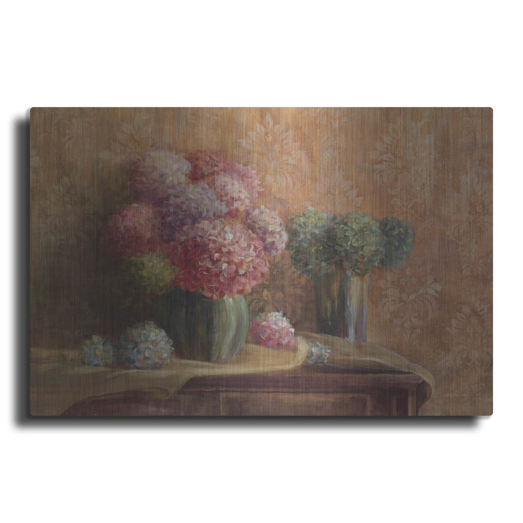 'Winter Hydrangea' by Danhui Nai – Metal Wall Art