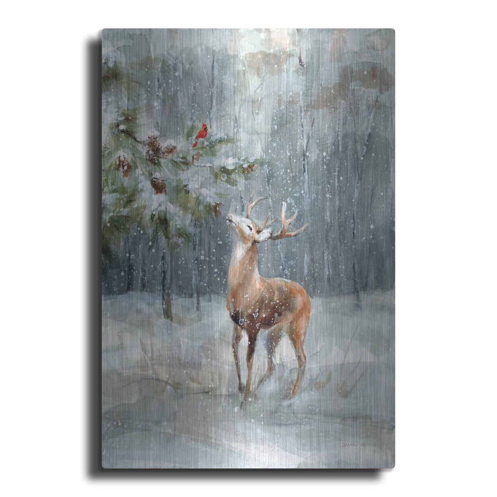 'Woodland Companion' by Danhui Nai – Metal Wall Art