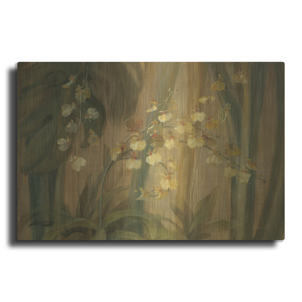 'Yellow Orchids 3' by Danhui Nai – Metal Wall Art