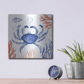 'Coastal Jewels 5' by Farida Zaman – Metal Wall Art, 12x12 room view