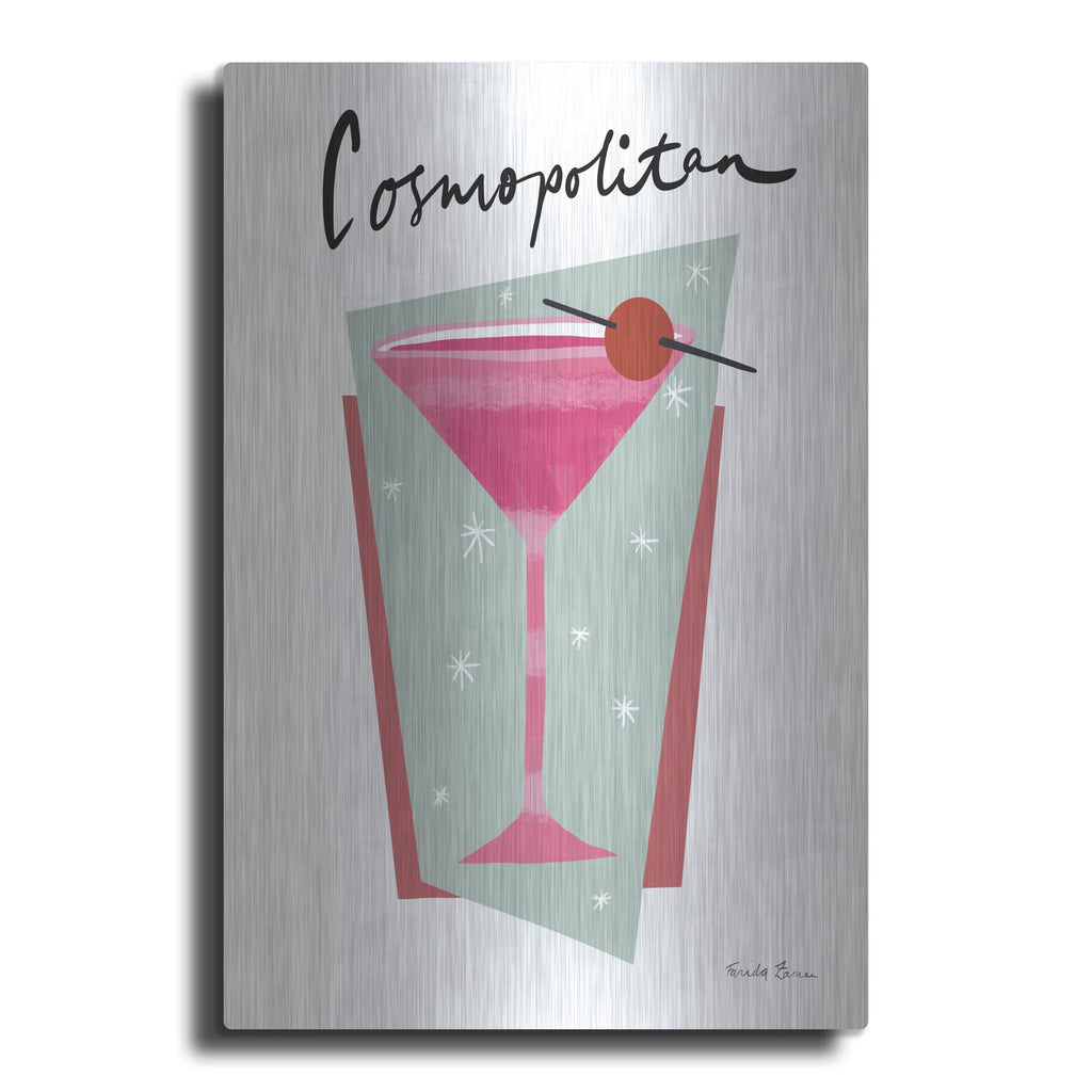 'Colorful Cocktails 2' by Farida Zaman – Metal Wall Art