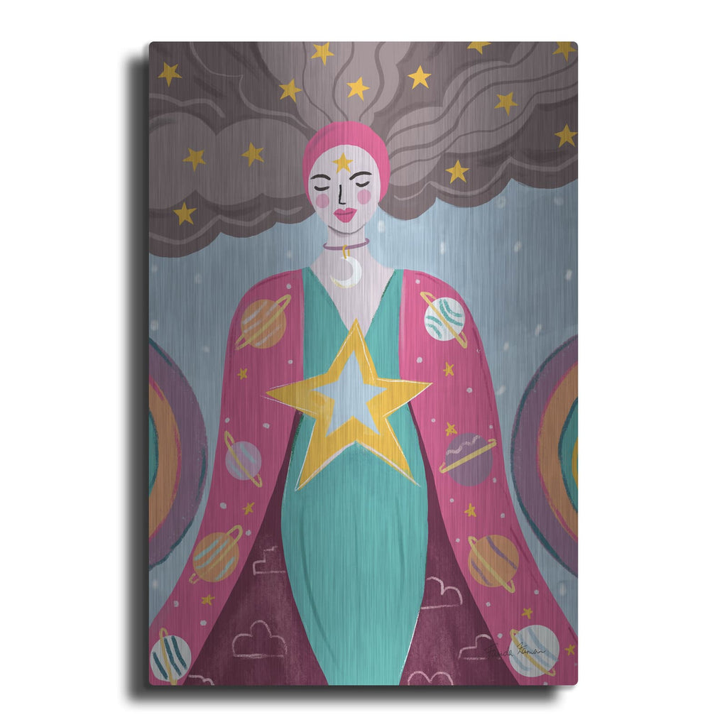 'Mystical Woman 1' by Farida Zaman – Metal Wall Art