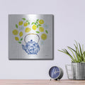 'Organic Tea 2' by Farida Zaman – Metal Wall Art, 12x12 room view