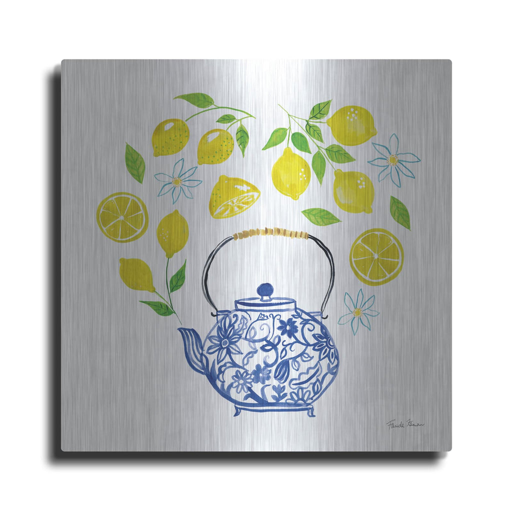 'Organic Tea 2' by Farida Zaman – Metal Wall Art