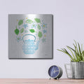 'Organic Tea 3' by Farida Zaman – Metal Wall Art, 12x12 room view