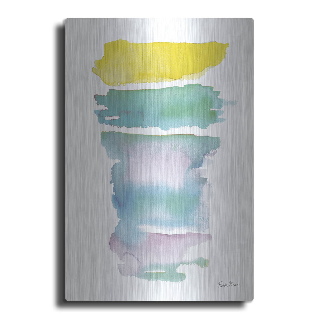 'Sideways 1 Pastel' by Farida Zaman – Metal Wall Art