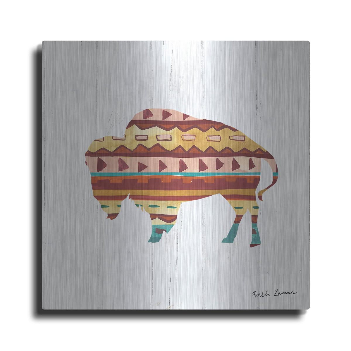 'Southwestern Vibes 2' by Farida Zaman – Metal Wall Art