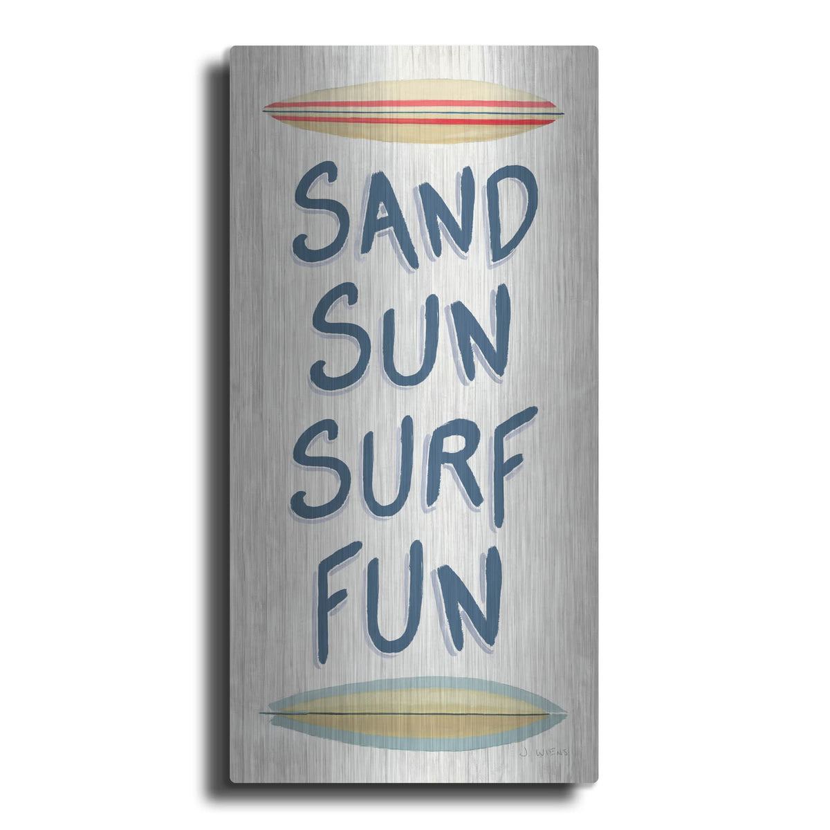 'Beach Time 5 Fun' by James Wiens – Metal Wall Art