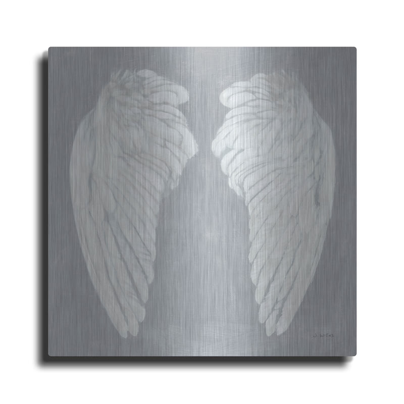 'Wings 1 On Gray Flipped' by James Wiens – Metal Wall Art