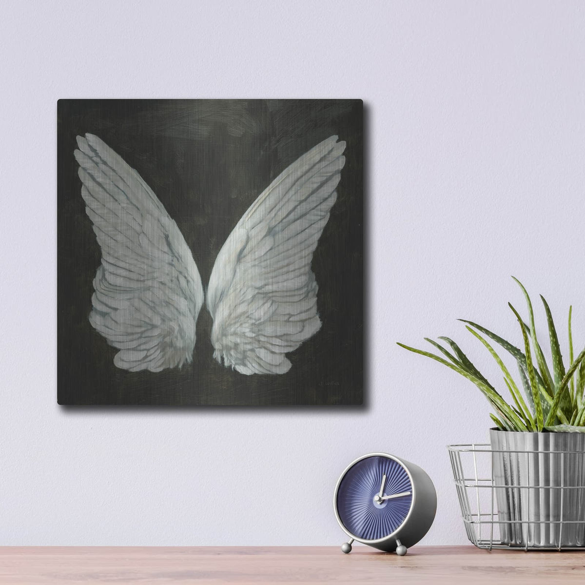 'Wings 1' by James Wiens – Metal Wall Art, 12x12 room view