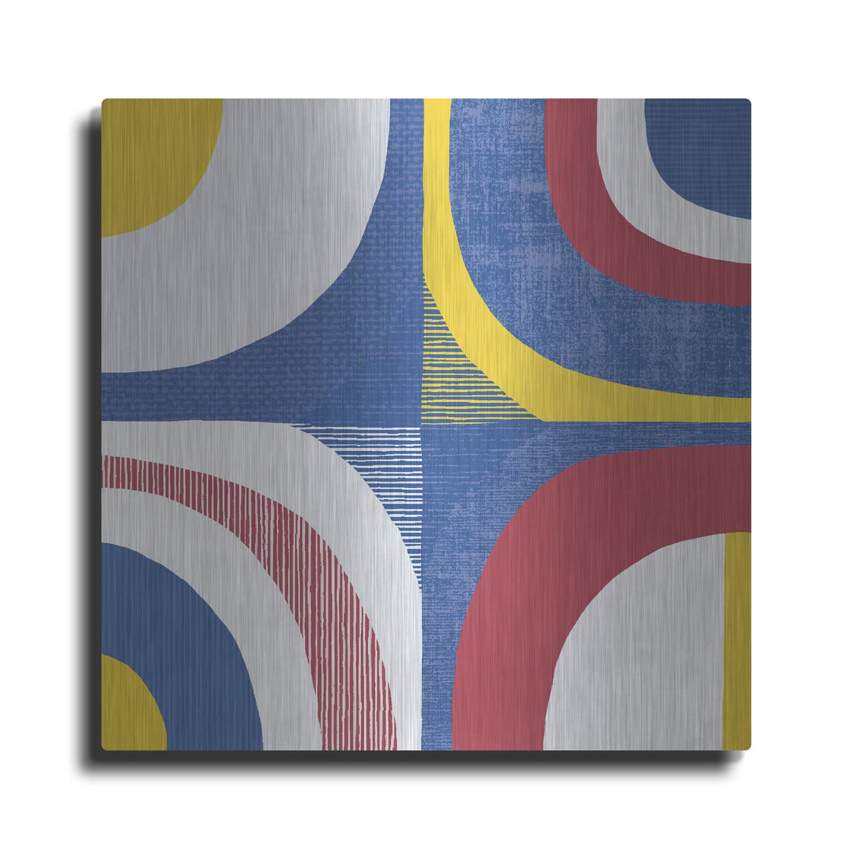 'Abstract Circles' by Wild Apple Portfolio – Metal Wall Art