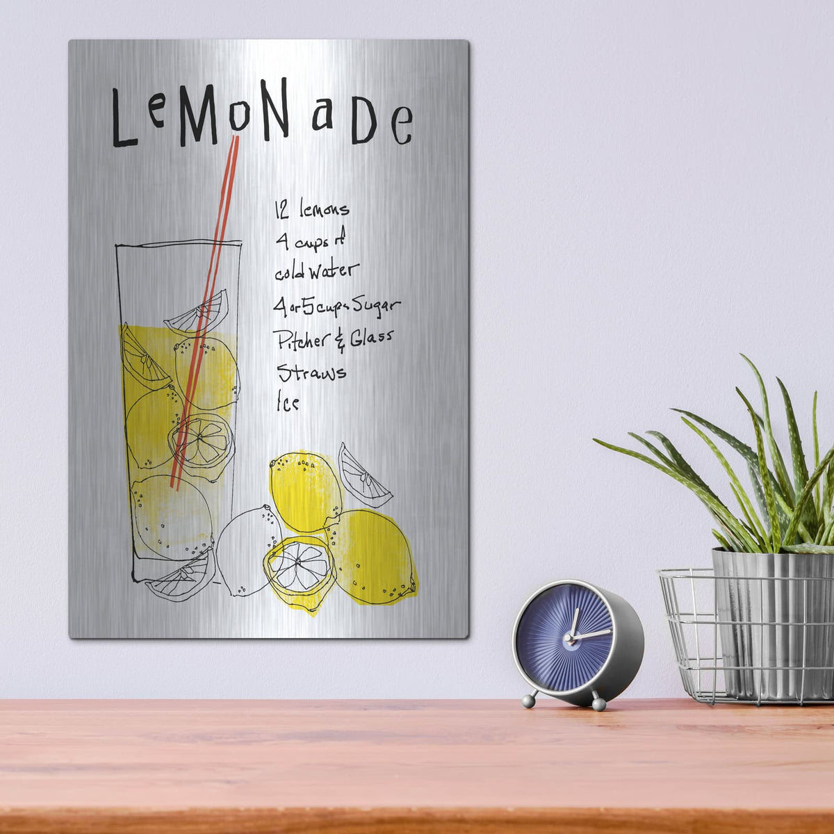 'Afternoon Delight 1' by Wild Apple Portfolio – Metal Wall Art, 12x16 room view