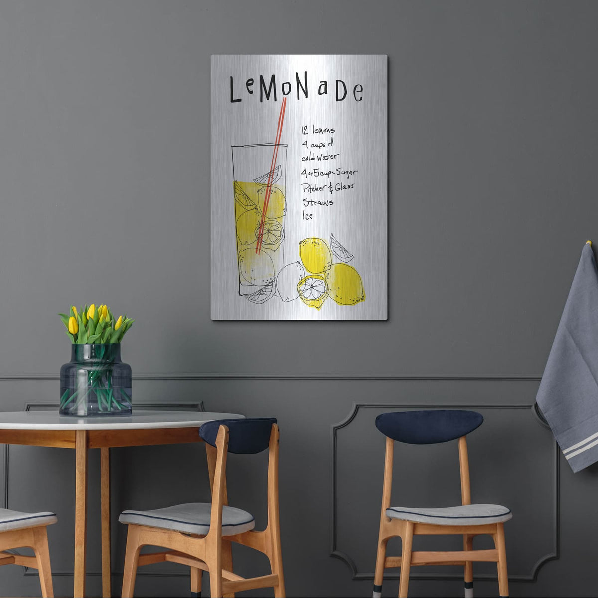 'Afternoon Delight 1' by Wild Apple Portfolio – Metal Wall Art, 24x36 room view