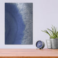 'Agate Geode 2 Navy' by Wild Apple Portfolio – Metal Wall Art, 12x16 room view