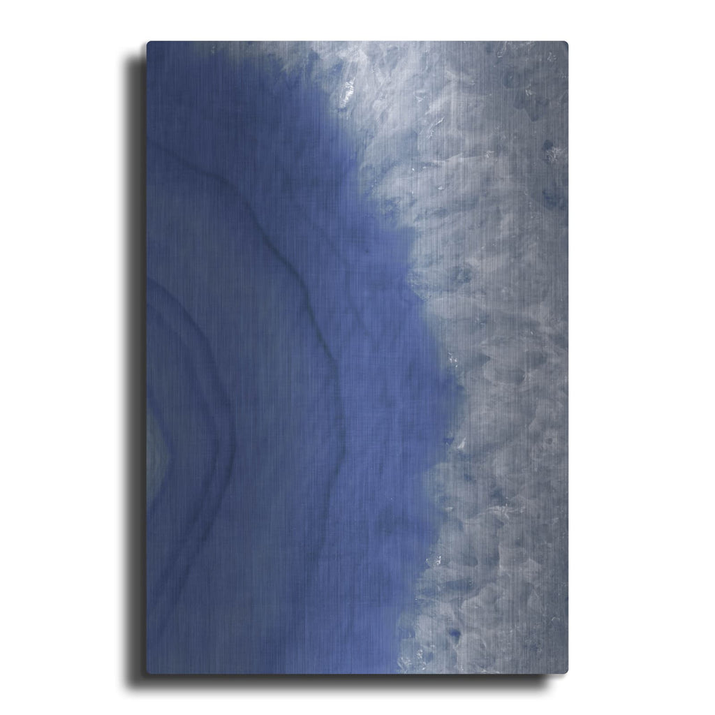 'Agate Geode 2 Navy' by Wild Apple Portfolio – Metal Wall Art
