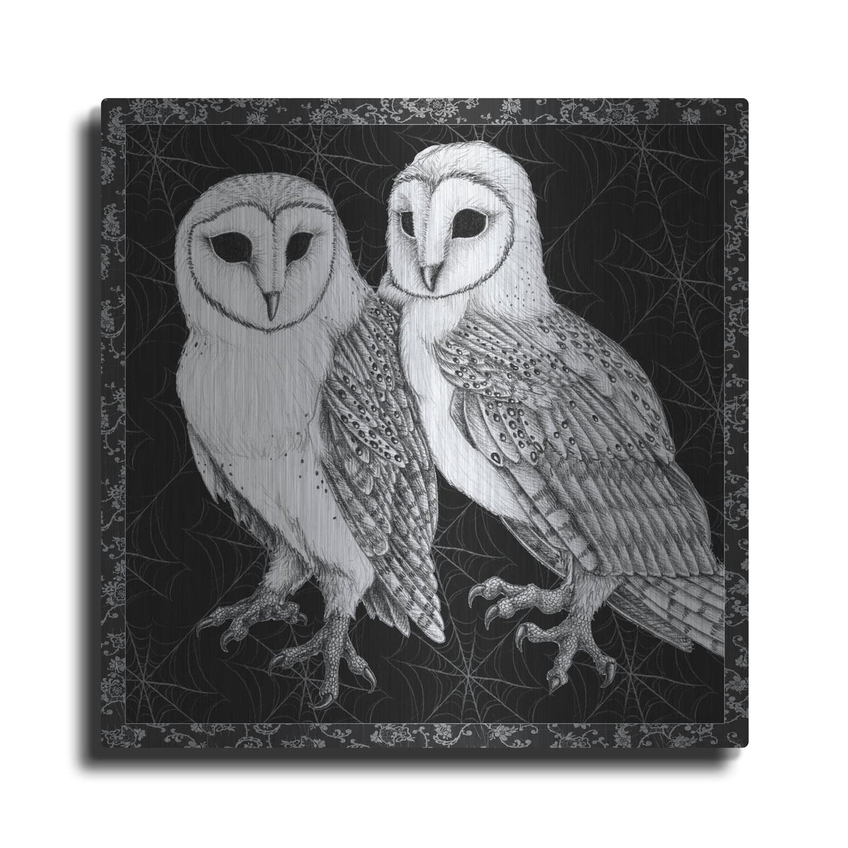'Arsenic And Old Lace Bw No Words 4' by Wild Apple Portfolio – Metal Wall Art