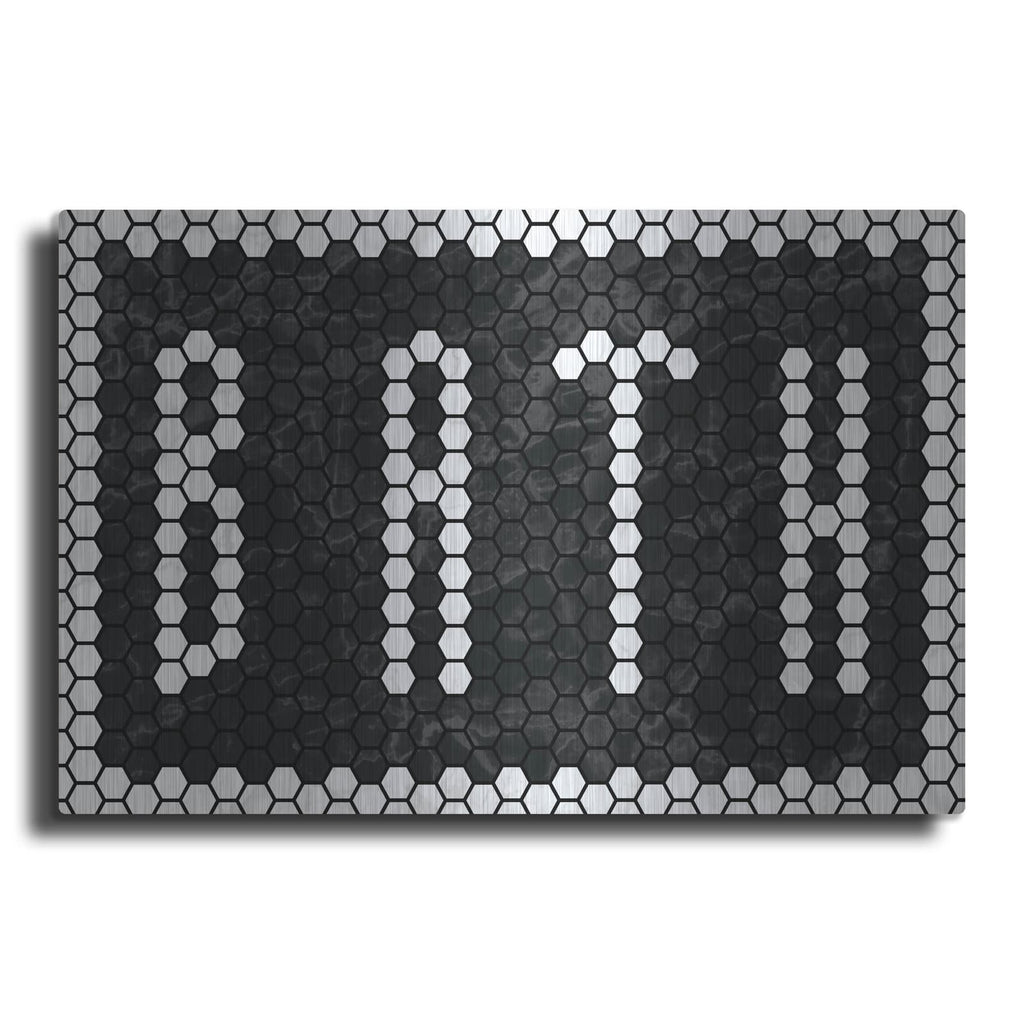 'Bath Tiles Inverted' by Wild Apple Portfolio – Metal Wall Art
