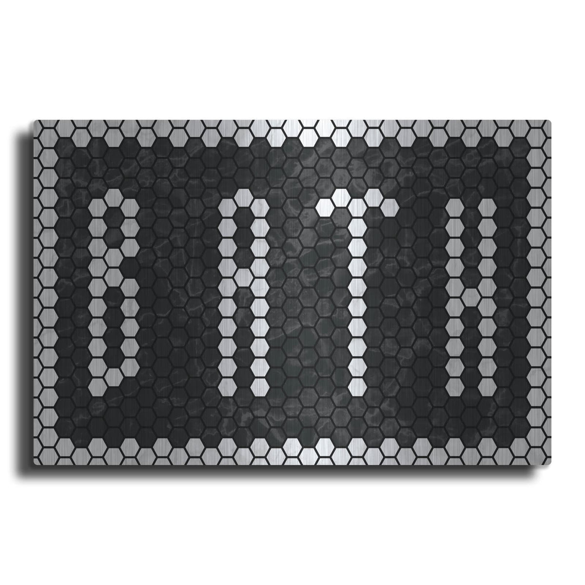 'Bath Tiles Inverted' by Wild Apple Portfolio – Metal Wall Art
